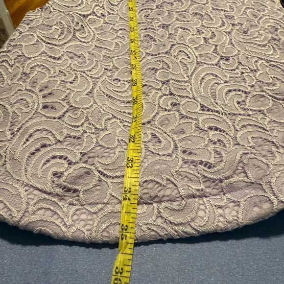 B Darlin Purple Halter Fit and Flare Mini Dress - Picture 5 of 6